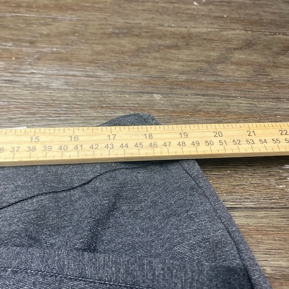 Cato Grey Rayon Stretch Blend High Rise Trousers Size 18/20 W Hook Eye closure - Picture 9 of 10